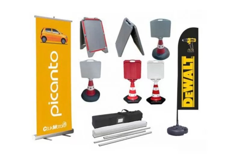 Yunus Emre Mahallesi duba bayrak roll up, taşınabilir tanıtım sistemleri